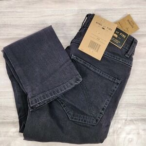 NWT Ring Of Fire Mens Jeans Size 30x30 Black Slim Fit Edge Straight Stretch‎